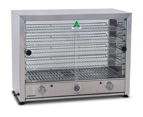 Roband Pie Warmer, 100 Pies, Glass Doors Both Sides