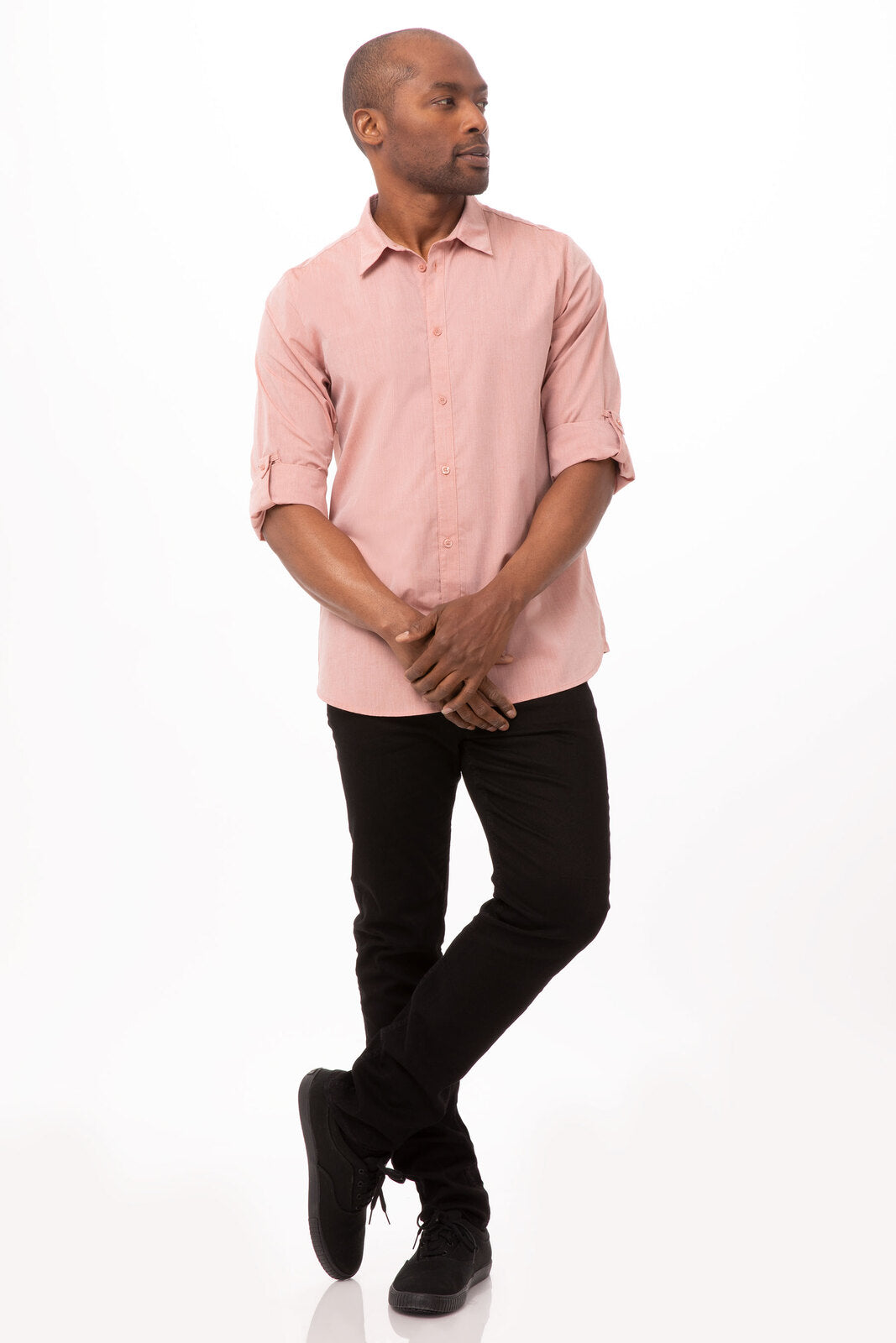 Modern Chambray Men's Dress Shirt