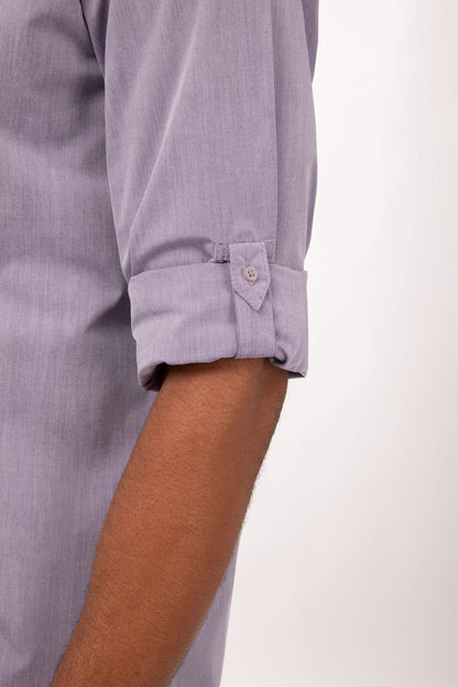 Modern Chambray Men's Dress Shirt