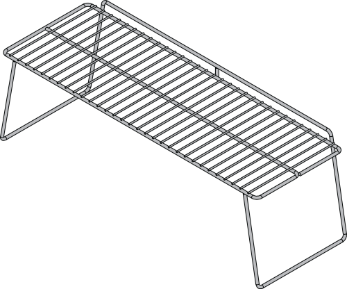 Roband Stainless Steel Midshelf To Suit 2X3 Pan Foodbars