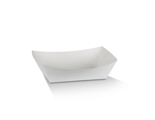 White Cardboard trays Small - Extra large