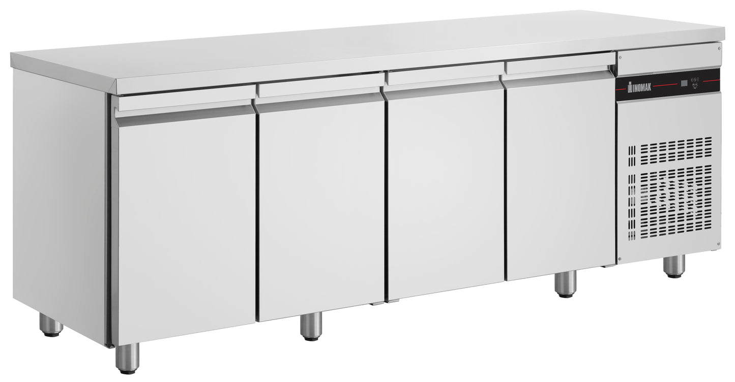 Glass Undercounter Fridge 1790mm-UBI7179G