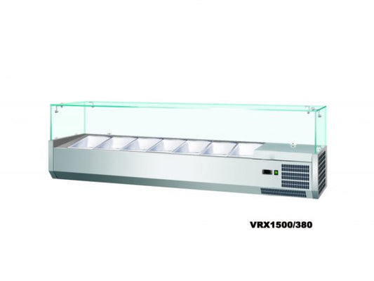 Anvil 1800 Glass Refrigerated Ingredient Well - VRX1800