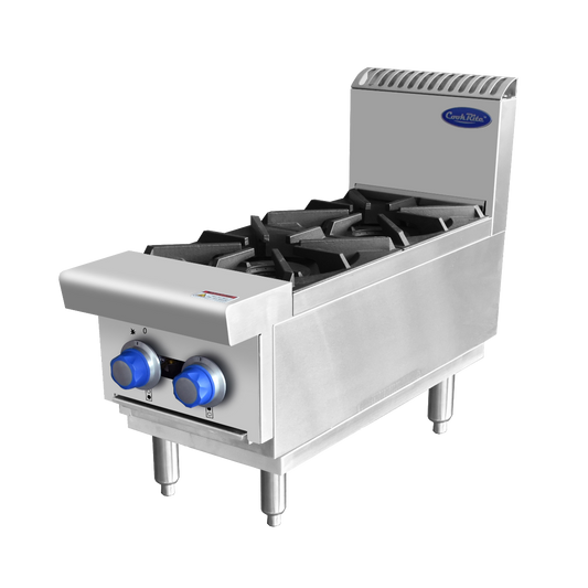 Product image of CookRite AT80G2B-C-LPG Open 2 Burner Cook Tops Lpg