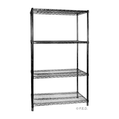 B24/24 Four Tier Shelving - 610 mm deep x 1880 high x 610 width FED