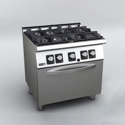 Fagor Kore 700 4 Burner Gas Range with Gas Oven - C-G741H FED