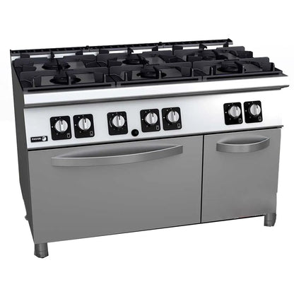 Fagor Kore 700 4 Burner Gas Range with Gas Oven - C-G741H FED