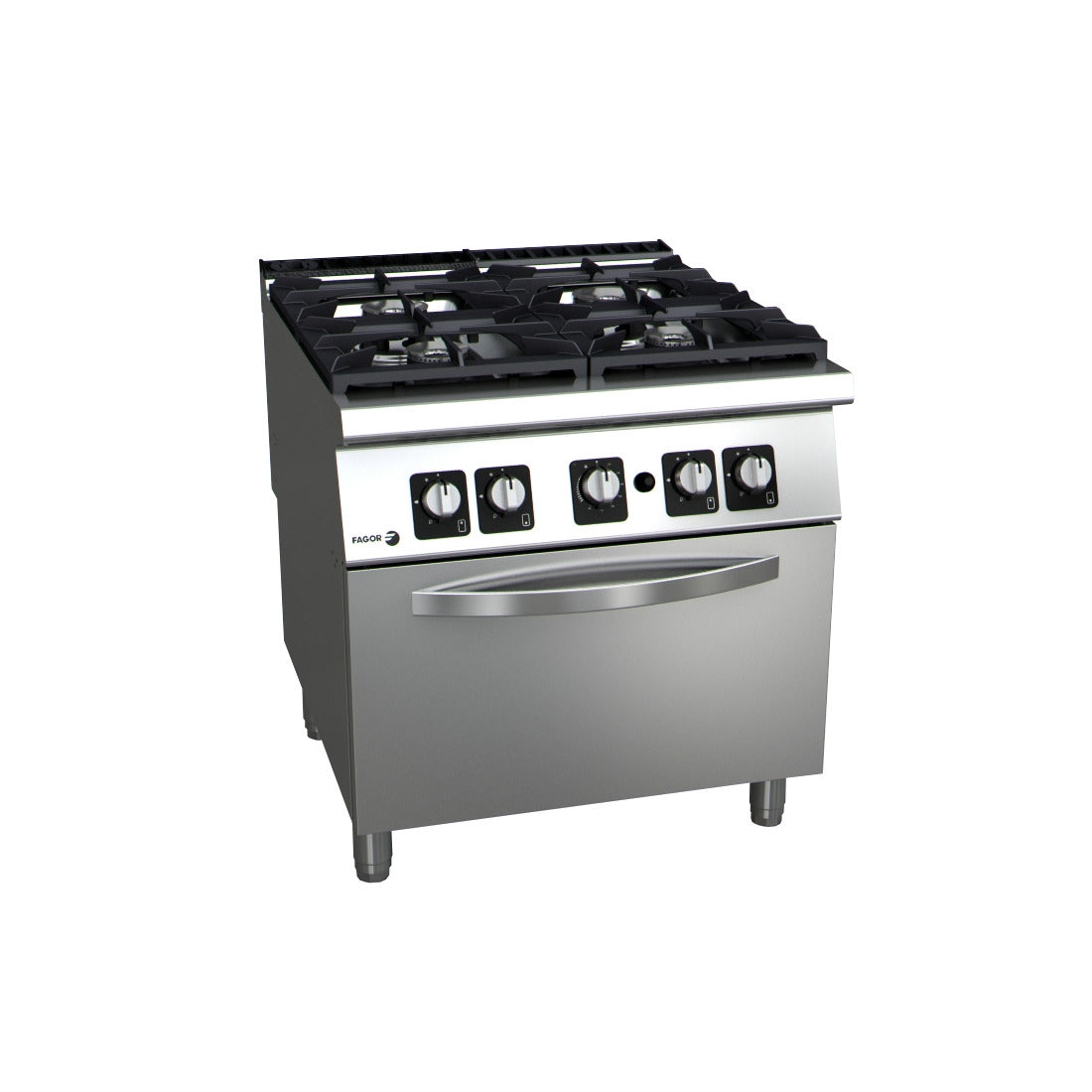 Fagor Kore 900 Series Natural Gas 4 Burner with Gas Oven - C-G941 FED
