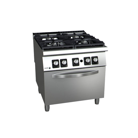 Fagor Kore 900 Series Natural Gas 4 Burner with Gas Oven - C-G941 FED