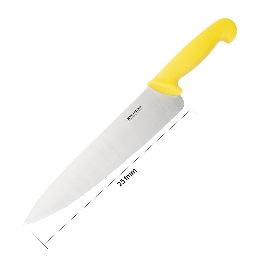Hygiplas Cooks Knife Yellow - 254mm