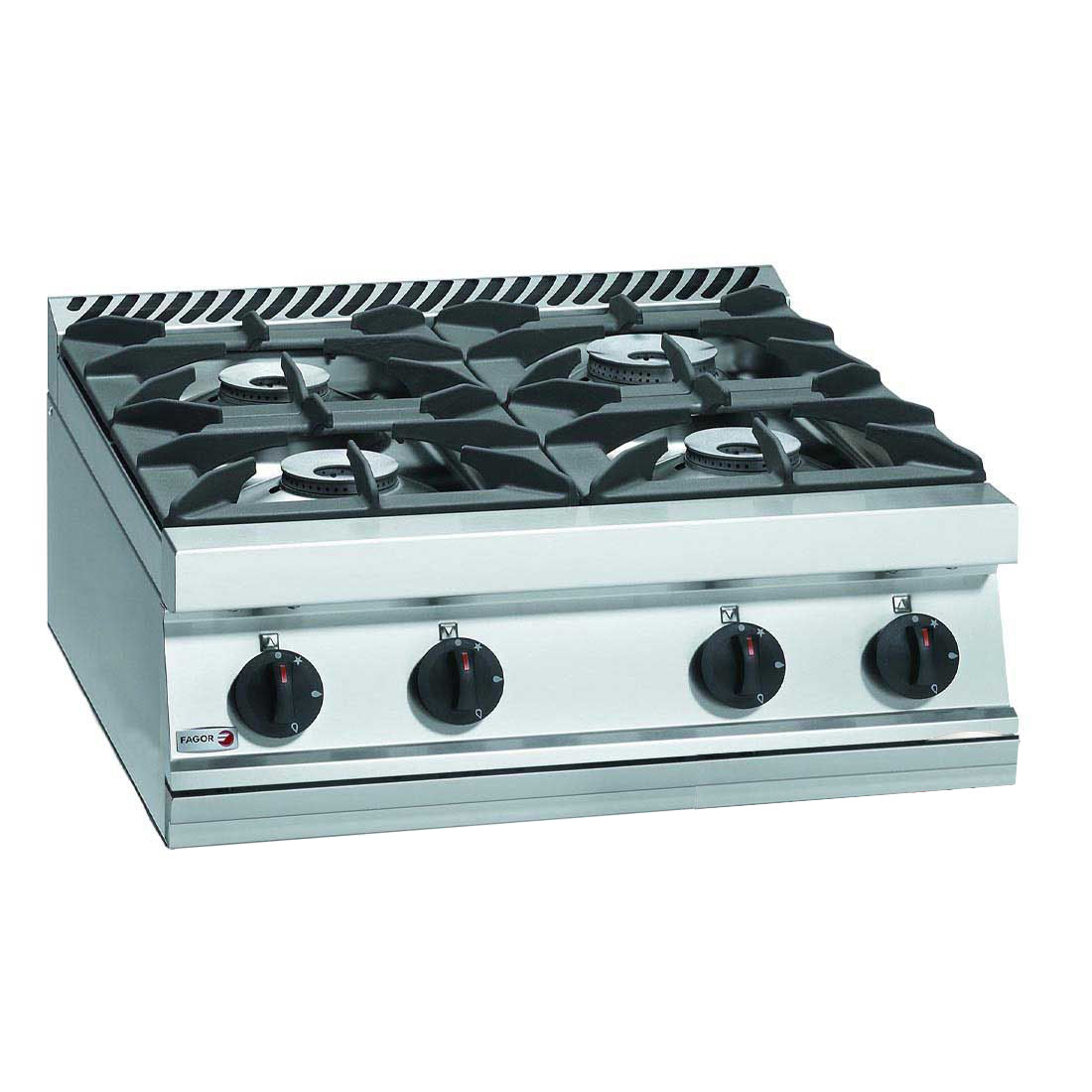 Fagor 700 series natural gas 4 burner SS boiling top CG7-40H FED