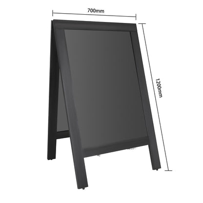 Olympia Pavement Board Black Wooden Frame - 700x1200mm