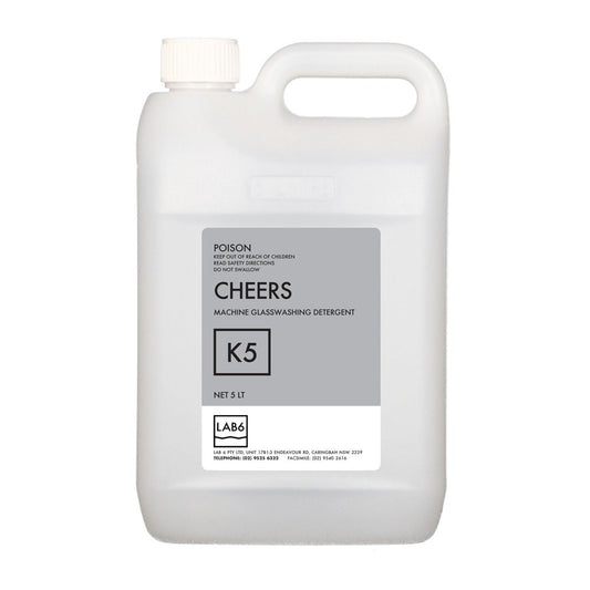 CHEERS GLASS CLEANER 5LT