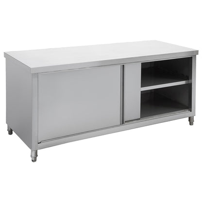 DTHT-1800B-H Kitchen Tidy Workbench Cabinet with Splashback