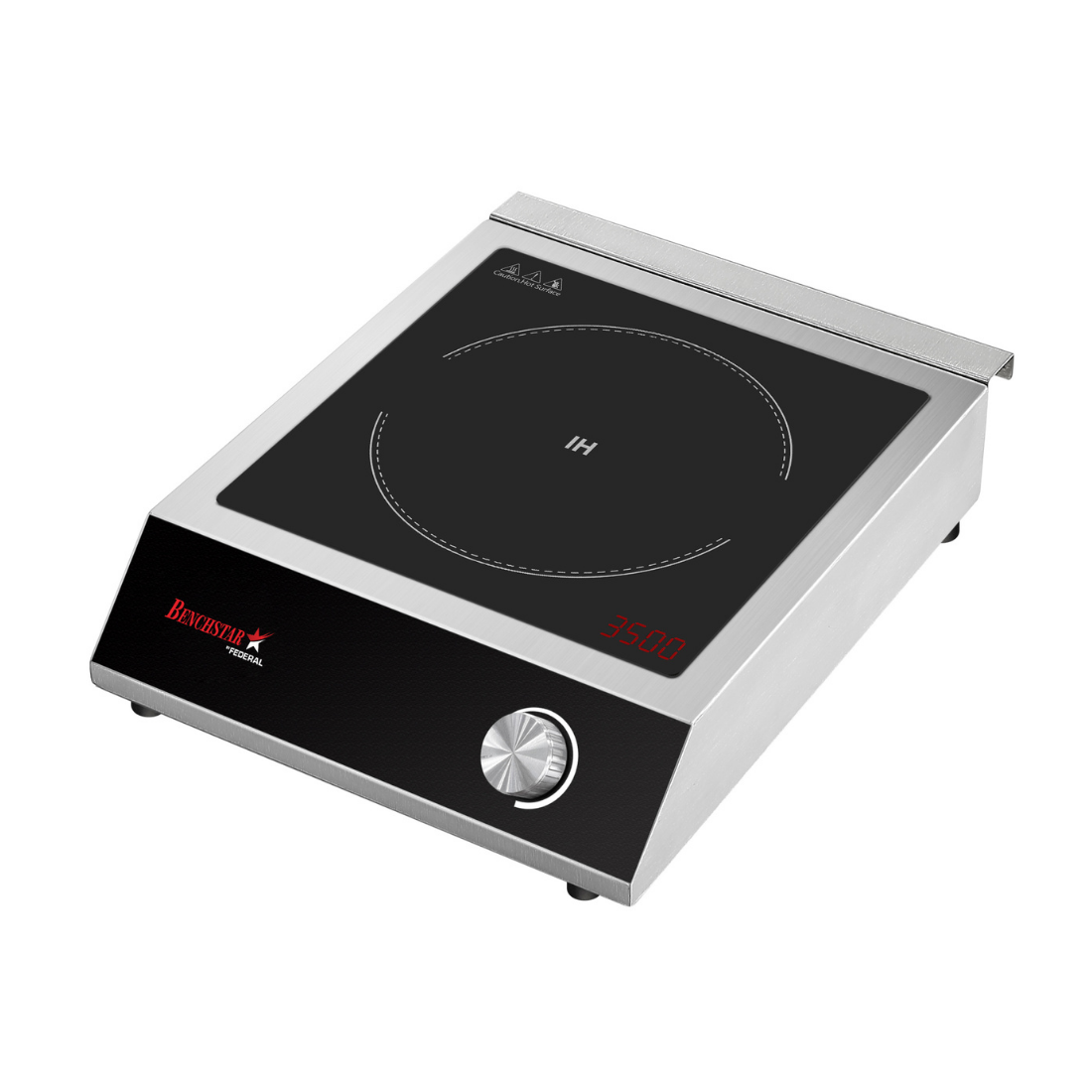 Benchstar Commercial Heat-resistant Ceramic Glass Hob Induction Plate – EIC350M-1 FED