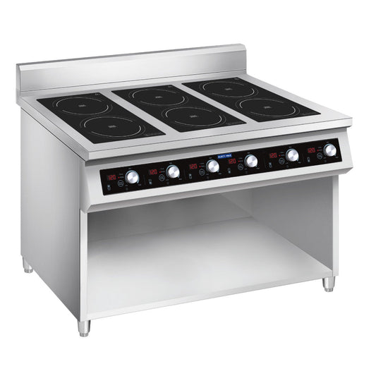 Electmax 700 Series Induction 6-Burner Cooker with Splashback EIC7-1200P FED