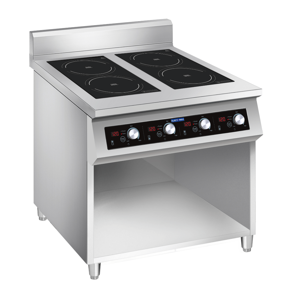 Electmax 700 Series Induction 4-Burner Cooker with Splashback EIC7-800P FED