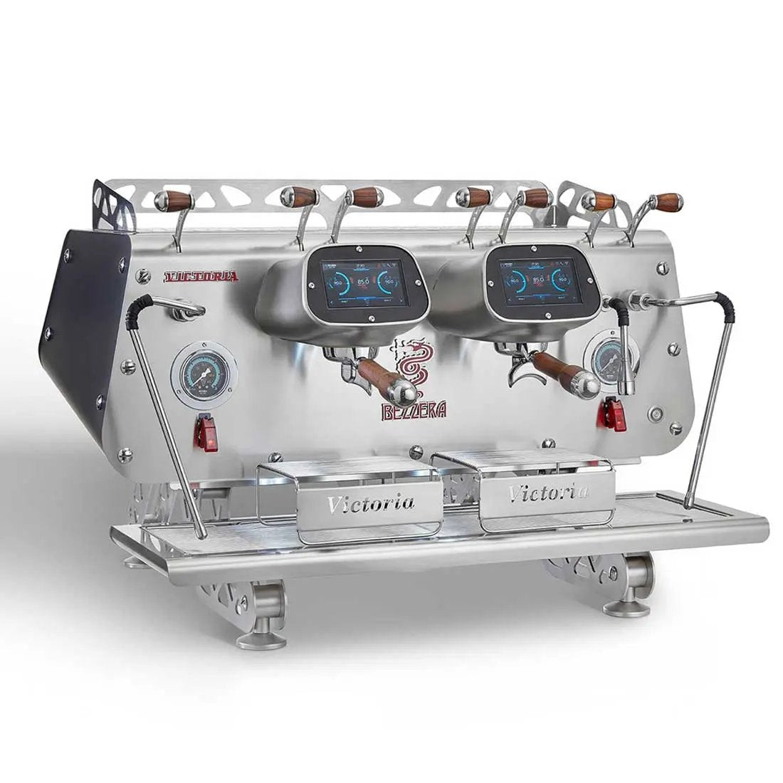 Bezzera VICTORIA White 2-Group Professional Espresso Machine - BZVICTORIA2W FED