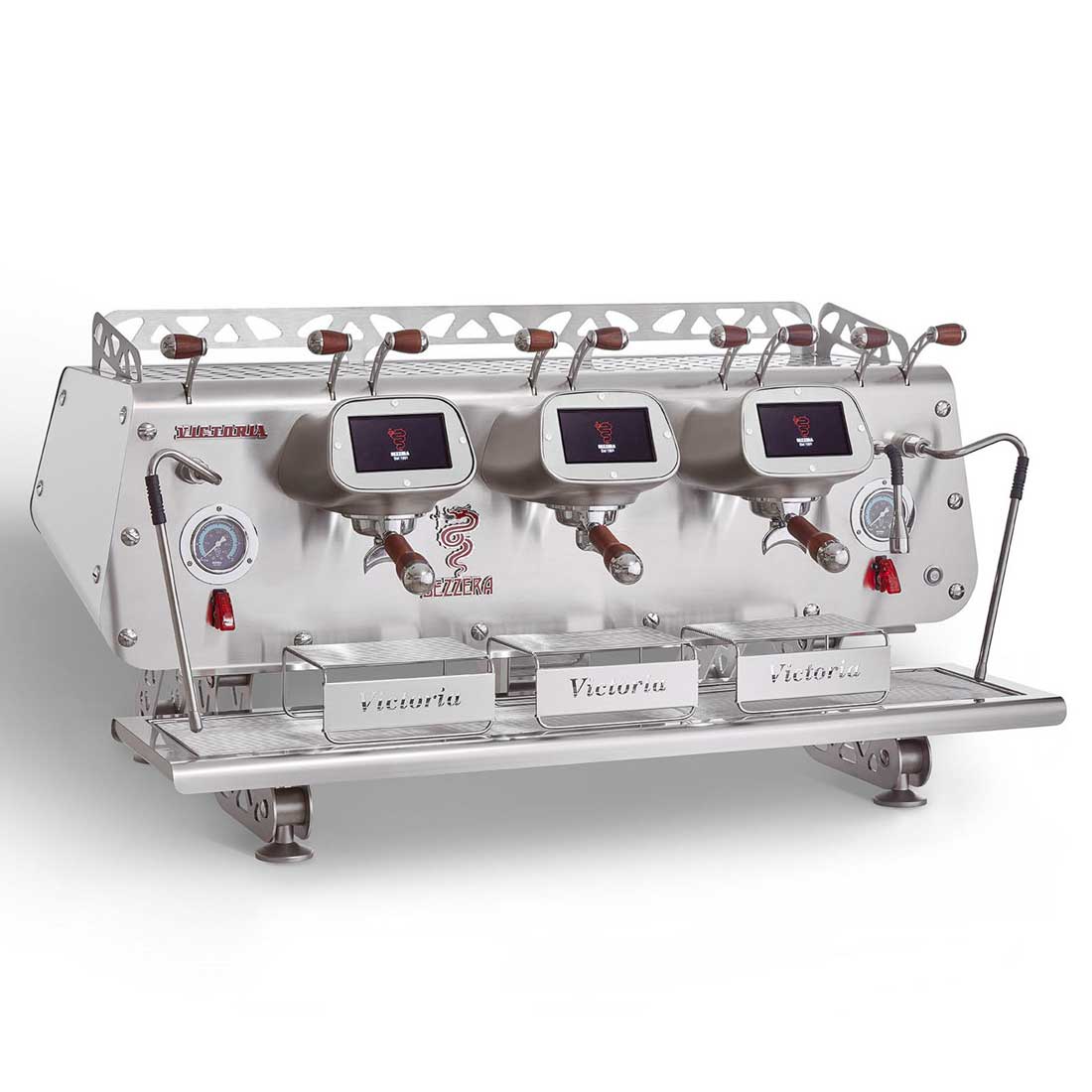 Bezzera VICTORIA White 3-Group Professional Espresso Machine - BZVICTORIA3W FED