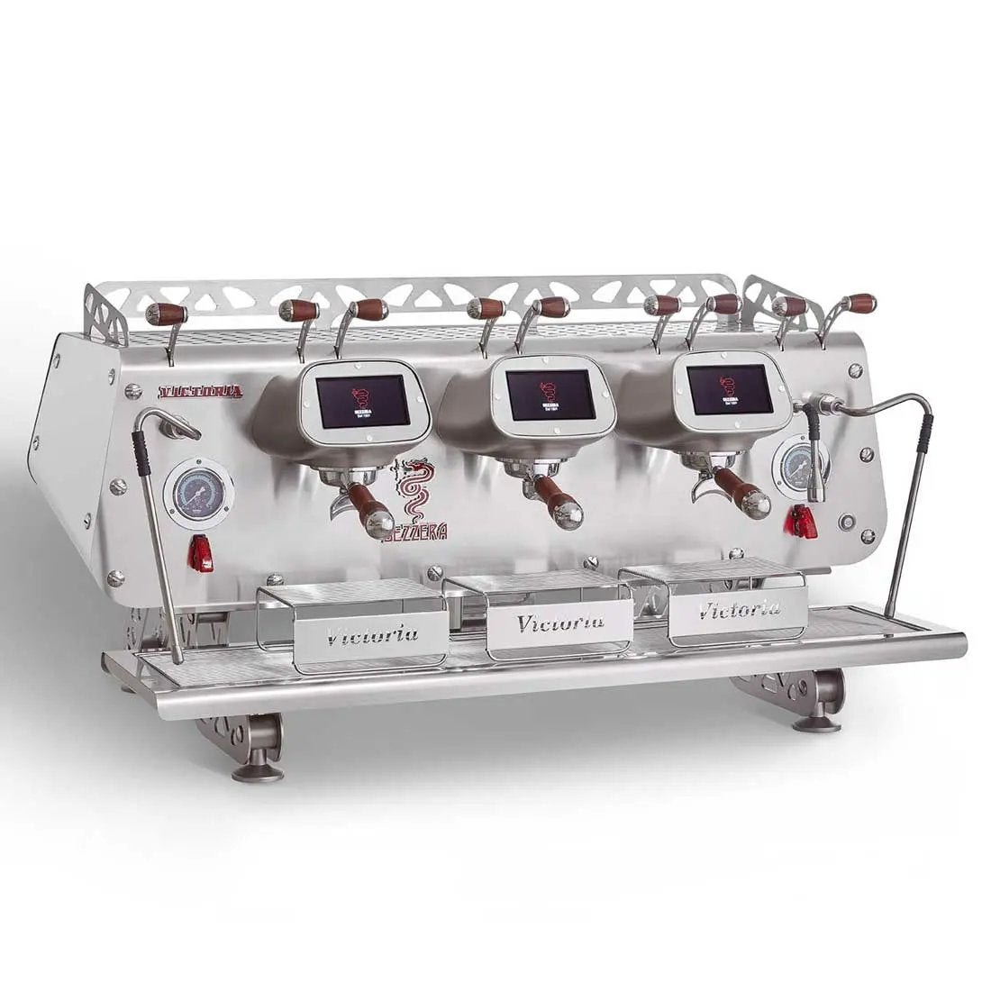 Bezzera VICTORIA White 2-Group Professional Espresso Machine - BZVICTORIA2W FED