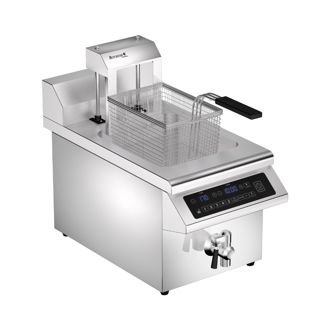 Benchstar Single Tank Auto Lifting Induction Fryer - IF3500S-AL FED