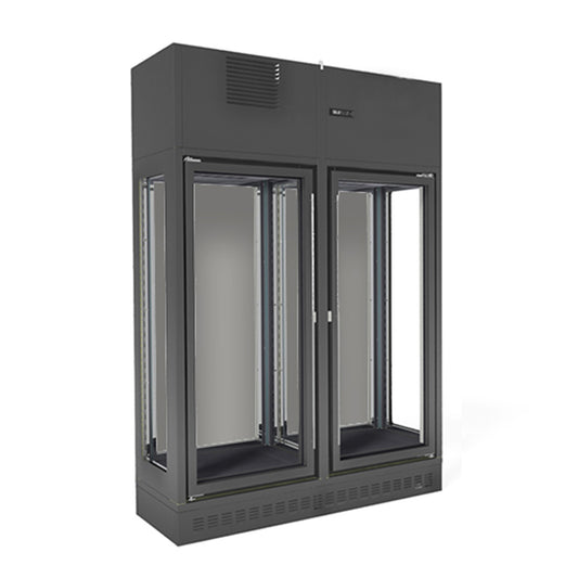 Single Zone 2 Doors Black Central Wine Cellar FWC-2602-1CB