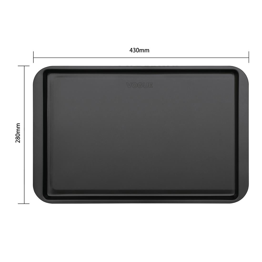 Vogue Non Stick Baking Tray - 430x280x15mm