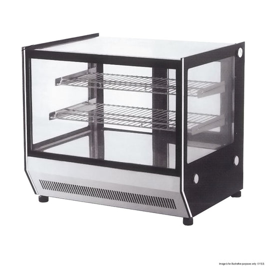 2NDs: Counter Top Square Glass Cold Food Display GN-660RT-VIC178