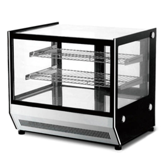 2NDs: Bonvue Counter Top Square Glass Hot Food Display - GN-900HRT-NSW1956