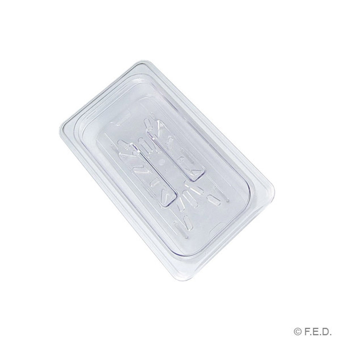 Gastronorm Pan Poly Clear Lid with Notch
