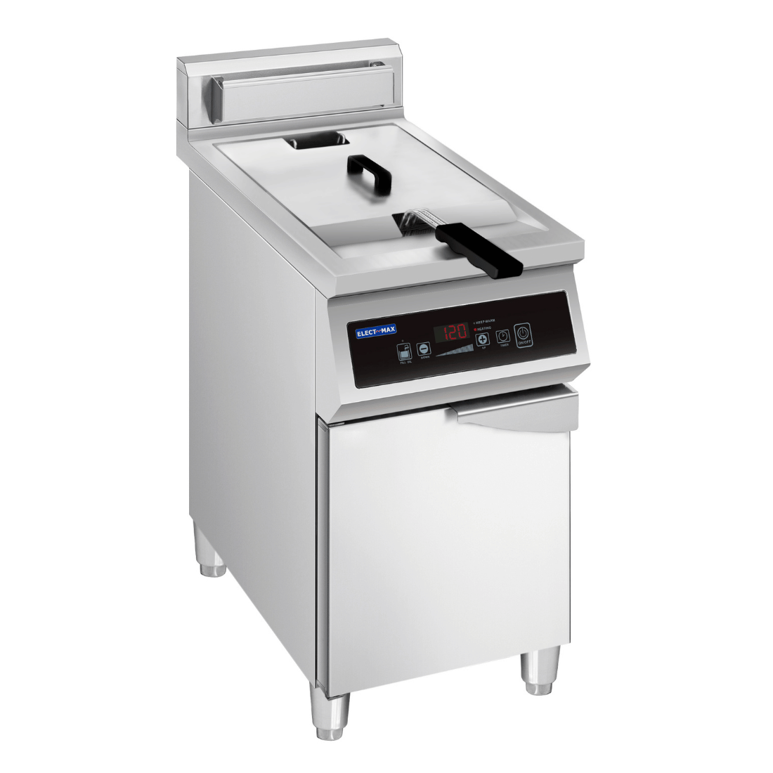 ElectMax 900 Series Induction Single Fryer with Splashback - IFS10-30L FED