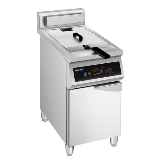 ElectMax 900 Series Induction Single Fryer with Splashback - IFS10-30L FED