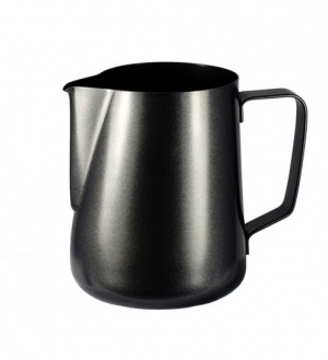 Milk Frothing Jugs  Black Satin Finish S/S 1 Litre