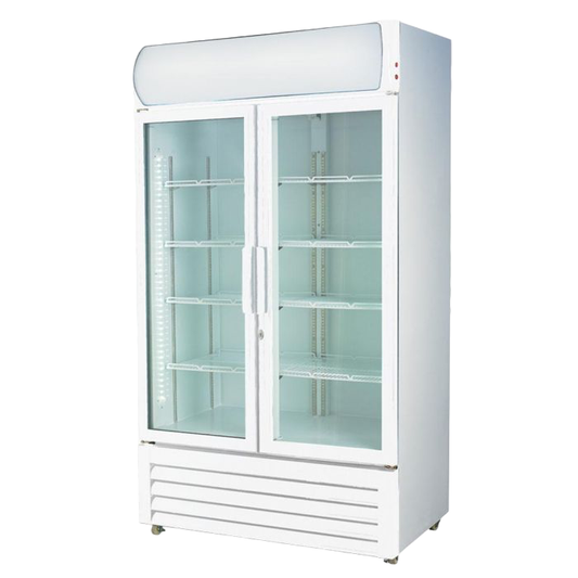 Colourbond Upright Beverage Fridge 2 Doors White LG-1000P