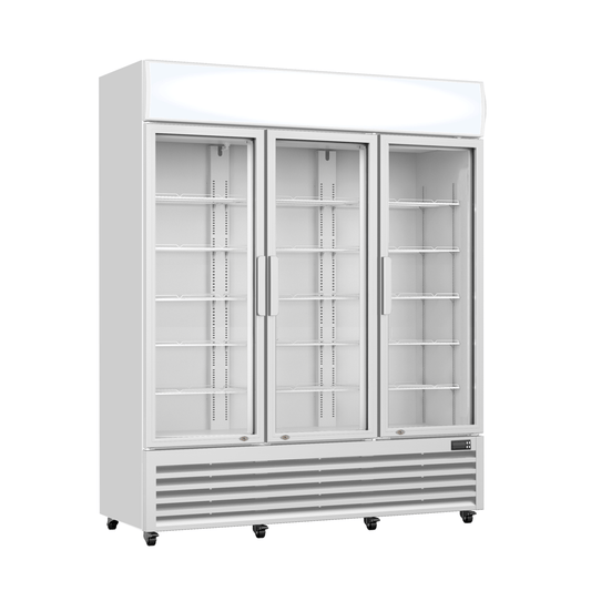 Three Glass Door Colourbond Upright Drink Fridge LG-1203P
