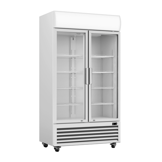 Double Glass Door Colourbond Upright Drink Fridge LG-580P