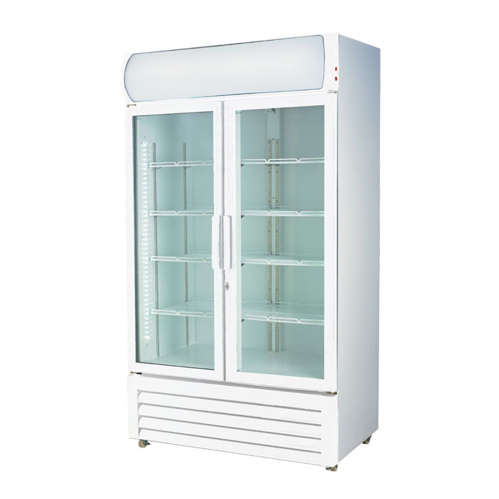 Two Glass Door Colourbond Upright Drink Fridge LG-730P