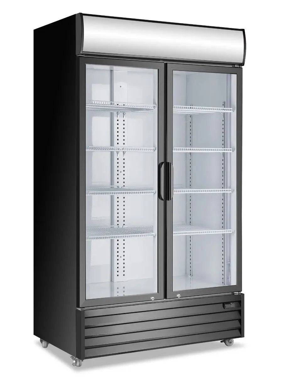 Product image of Atosa P1000WB-A Double Glass Door Mounted Fridge