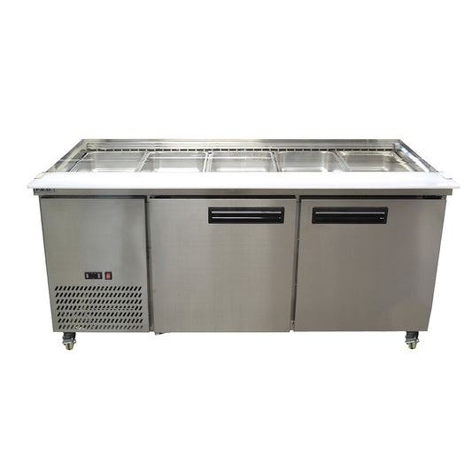 Bench Station Two Door - 5×1/1 GN Pans - PG180FA-B