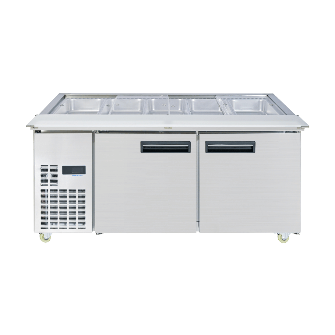Two Door Cold Bench Salad Station 5x1/1 GN Pans PG180FA-XB