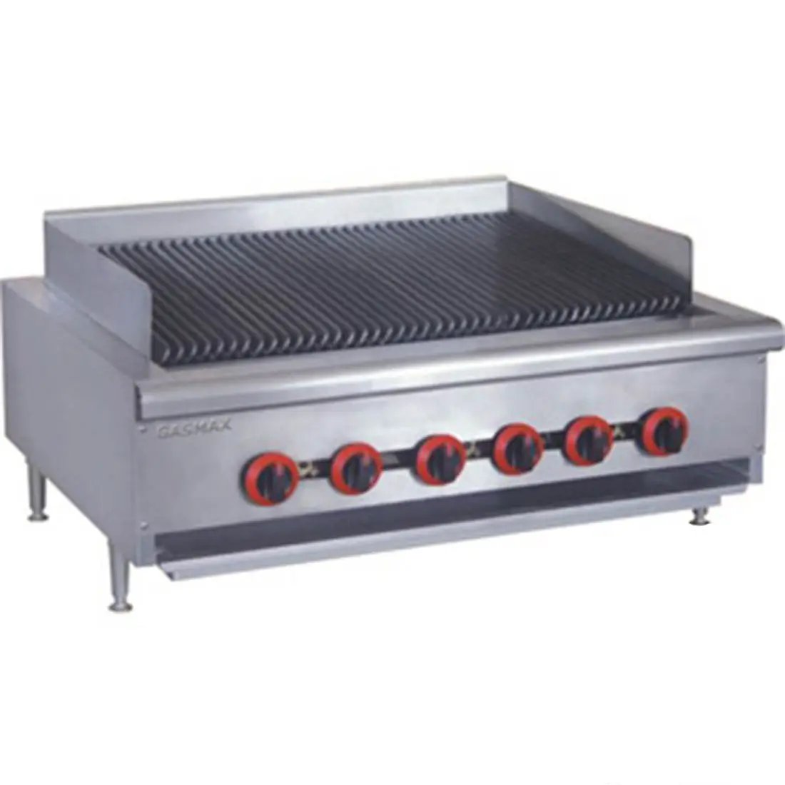 QR-24E Natural Gas 4 Burner Char Grill Top FED