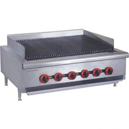 QR-24E Natural Gas 4 Burner Char Grill Top FED