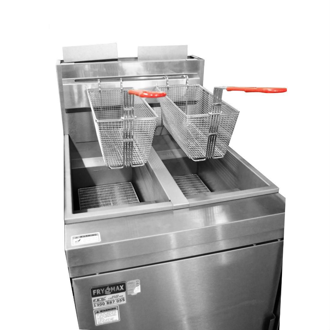 Frymax  Superfast Gas Tube Twin Vat Fryer