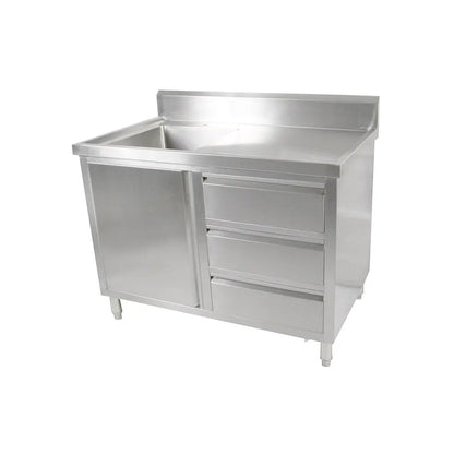 SC-6-2100R-H Cabinet with Right Sink FED