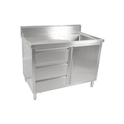 SC-7-1800L-H CABINET WITH LEFT SINK