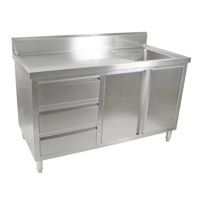 SC-7-1800L-H CABINET WITH LEFT SINK