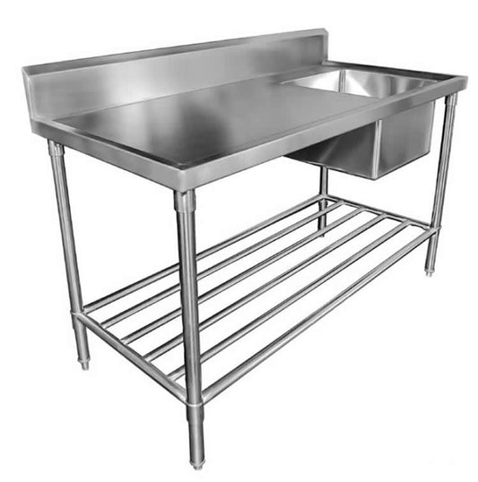 Product image of Mixrite SS1706C Sink Bench With Splashback W600 X D700 X H900