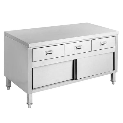 Modular System Bench Cabinet with 3 Drawers & Doors - SKTD6-1200 FED
