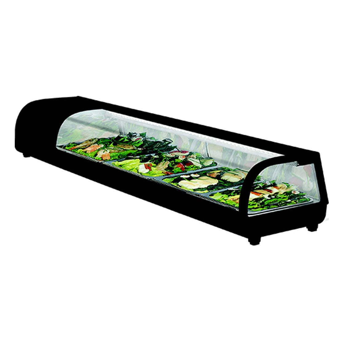 Sushi Showcase Display Case for Restaurants and Retail - Professional Refrigerated Counter