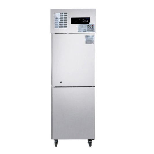 SUF500 TROPICAL 2 x Half door SS Freezer